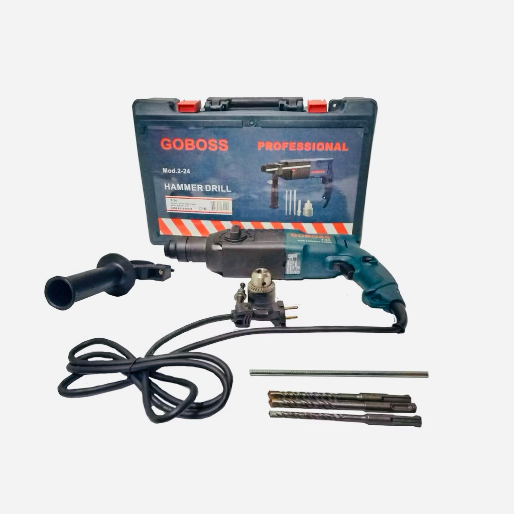 สว่านไฟฟ้า สว่านโรตารี่ 2-24 GOBOSS ระบบ คุ้มค่า ทนทาน