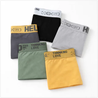 💥TOPLIST💥 (N825) Boxerชายแต่งขอบ HELLO ยืดเยอะผ้านุ่มมาก การันตีใส่สบายไม่อึดอัด