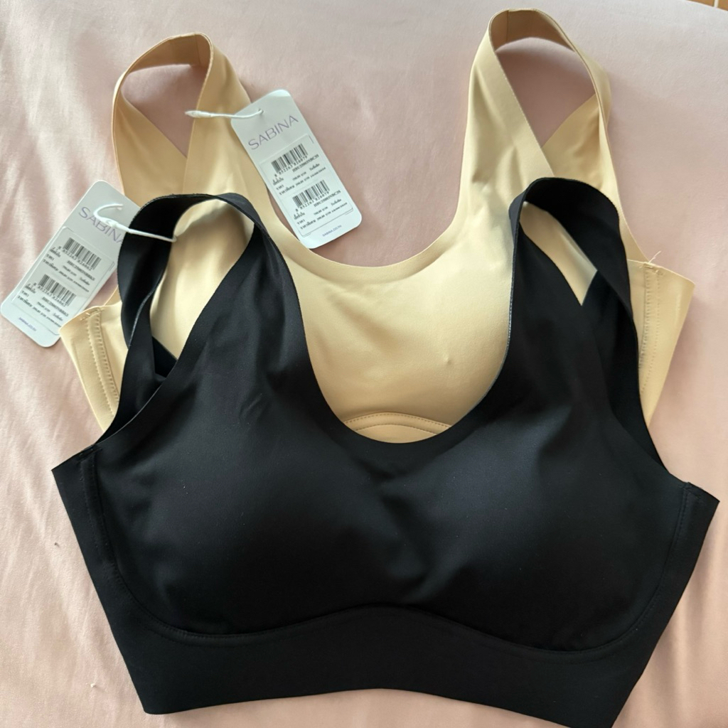 Sabina Habpy Pretty Perfect Level 1 เสื้อชั้นใน ไร้โครง แบบตะขอหลัง