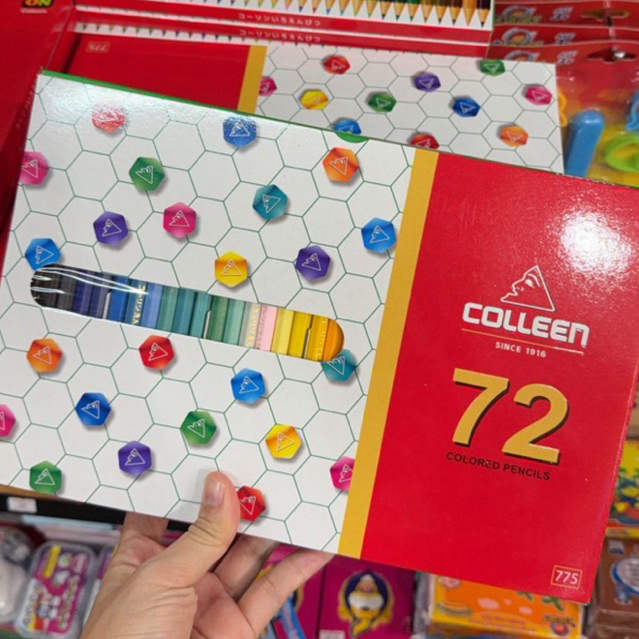 Colleen สีไม้คอลลีน 72 สี หัวเดียว (พาสเทลเวอร์ชั่น)