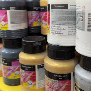 Silpakorn (2/4)สีอะคริลิค ศิลปากรประดิษฐ์ ขนาด250ml. 8.4US fl.oz