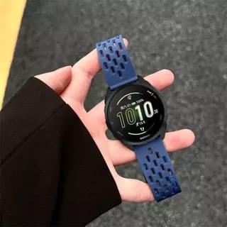 สายgarmin165/245/55/645/158/245music 570 42mm movetrend vivoactive5/active6สายชิลิโคนแม่เหล็ก