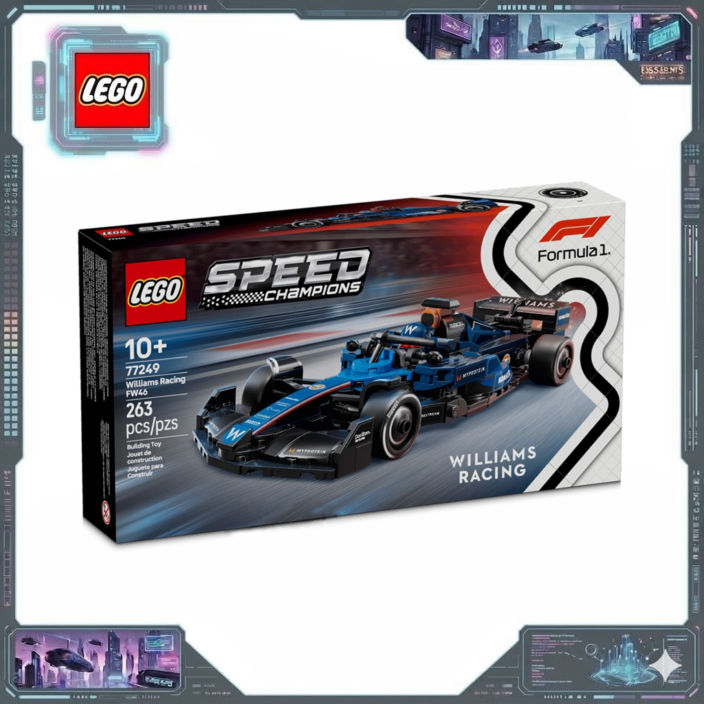LEGO 77249 Williams FW46 F1 Race Car Speed Champions ของแท้ 100% (พร้อมส่งจากไทย)