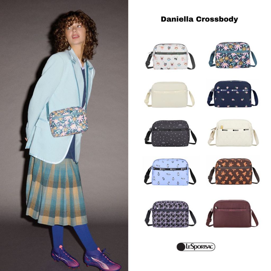 Lesportsac มีของใหม่ Daniella Crossbody กระเป๋าสะพายข้างพาดลำตัว Style 2434