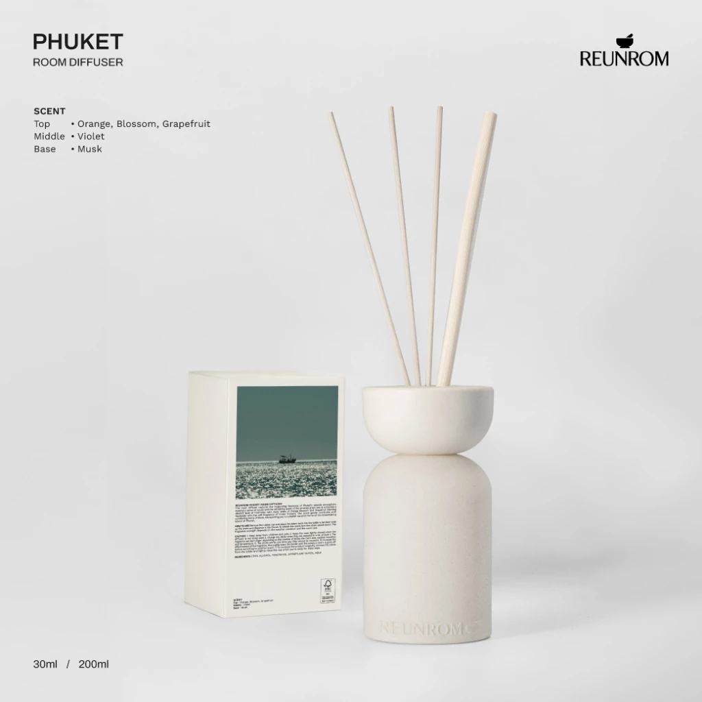 Reunrom รูมดิฟฟิวเซอร์ 200ml. 29 กลิ่น (รื่นรมย์)