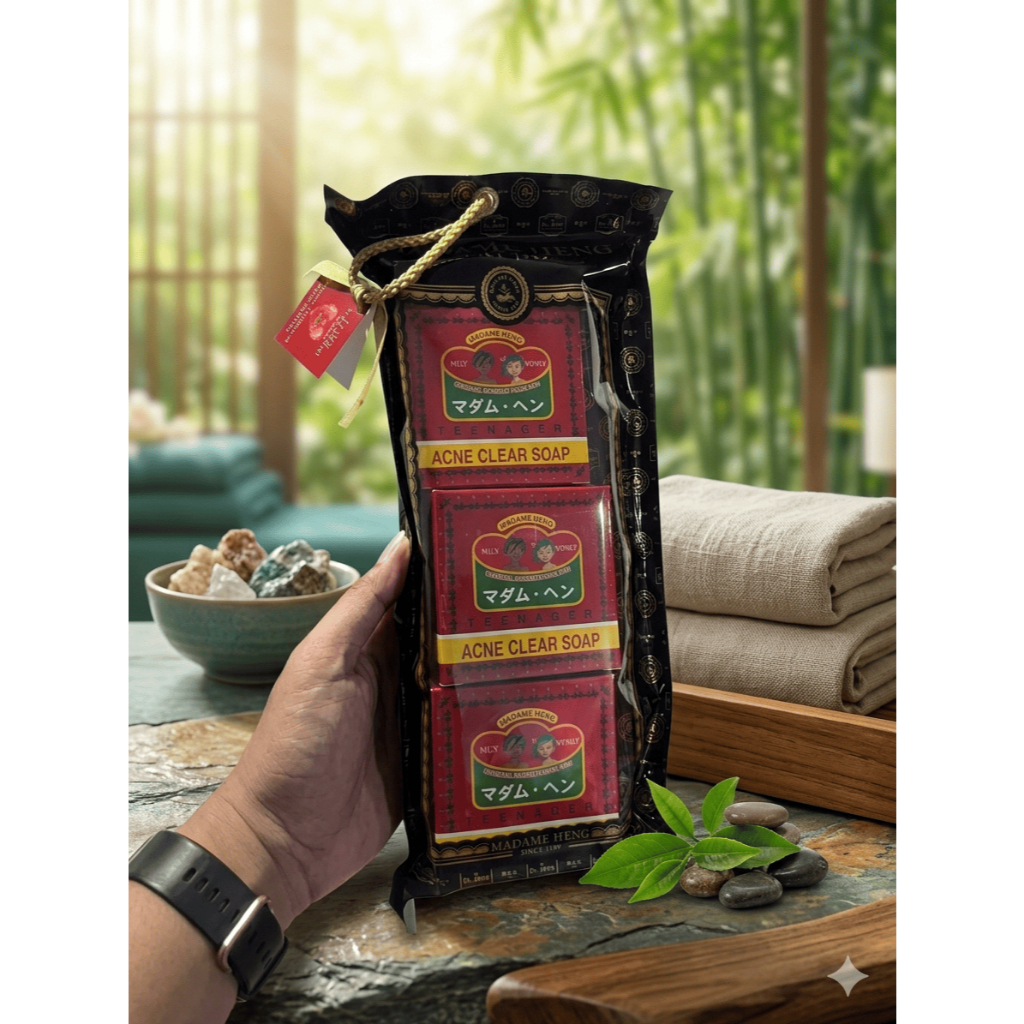 มาดามเฮง สูตร Acne Clear Soap (สูตรสิว) 150 กรัม x 3 ก้อน