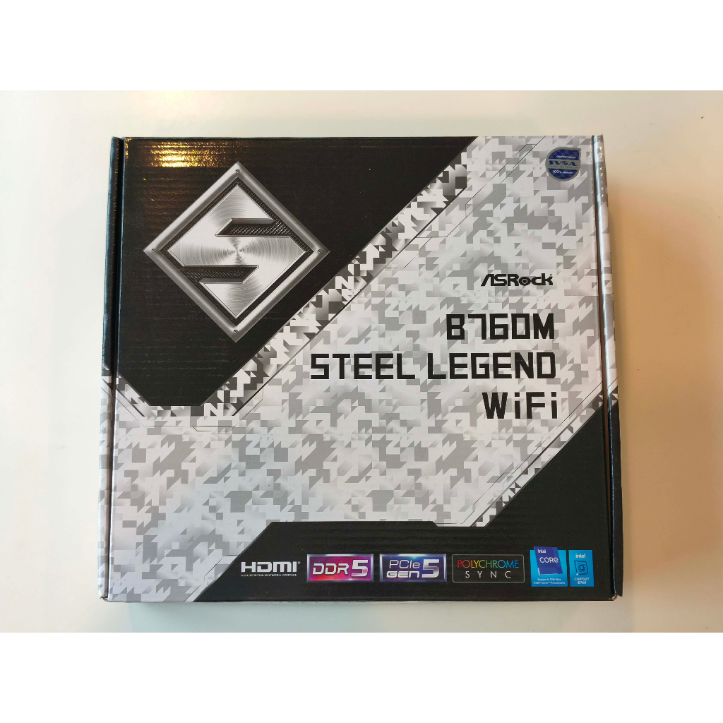 MAINBOARD (เมนบอร์ด) ASROCK B760M STEEL LEGEND WIFI (DDR5) (SOCKET LGA 1700) (MICRO-ATX) มือสอง ประก