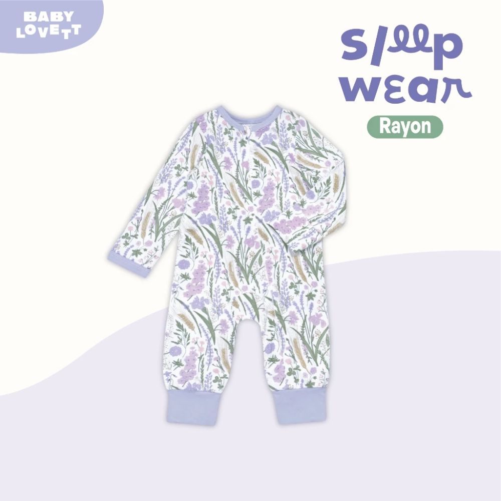 BabyLovett ชุดนอนเด็กเปิดเท้า ผ้า Rayon นุ่มพิเศษ ระบายอากาศดีเยี่ยม (0-18M) ราคา ถูกที่สุด ดีลบีเคเค แกลเลอรีภาพที่ 6