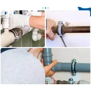 แคลมป์หนีบท่อ PPR PVC สกรูขยายท่อ PPR PVC ทรงกลม (JTG) ทนทาน 20 25 32 40 50 63มิล 1 ชิ้น