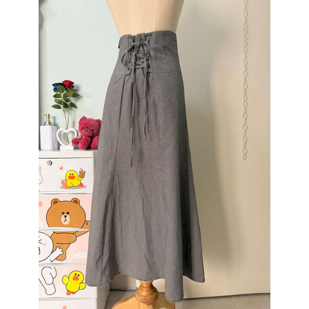 grl กระโปรงลายตาราง🌹