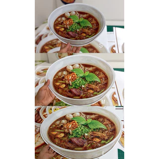 สติกเกอร์ไดคัทลายก๋วยเตี๋ยว (สำหรับตกแต่งร้านอาหาร) ขนาด S,M,L