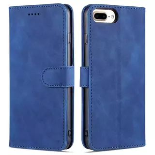 เคสแบบพับได้สำหรับ iPhone 5 5s 6 6s 7 8 Plus / SE 6Plus 6Splus 7Plus 8Plus เคสกระเป๋าหนัง ใส่บัตร แม่เหล็กล็อค แถมสาย