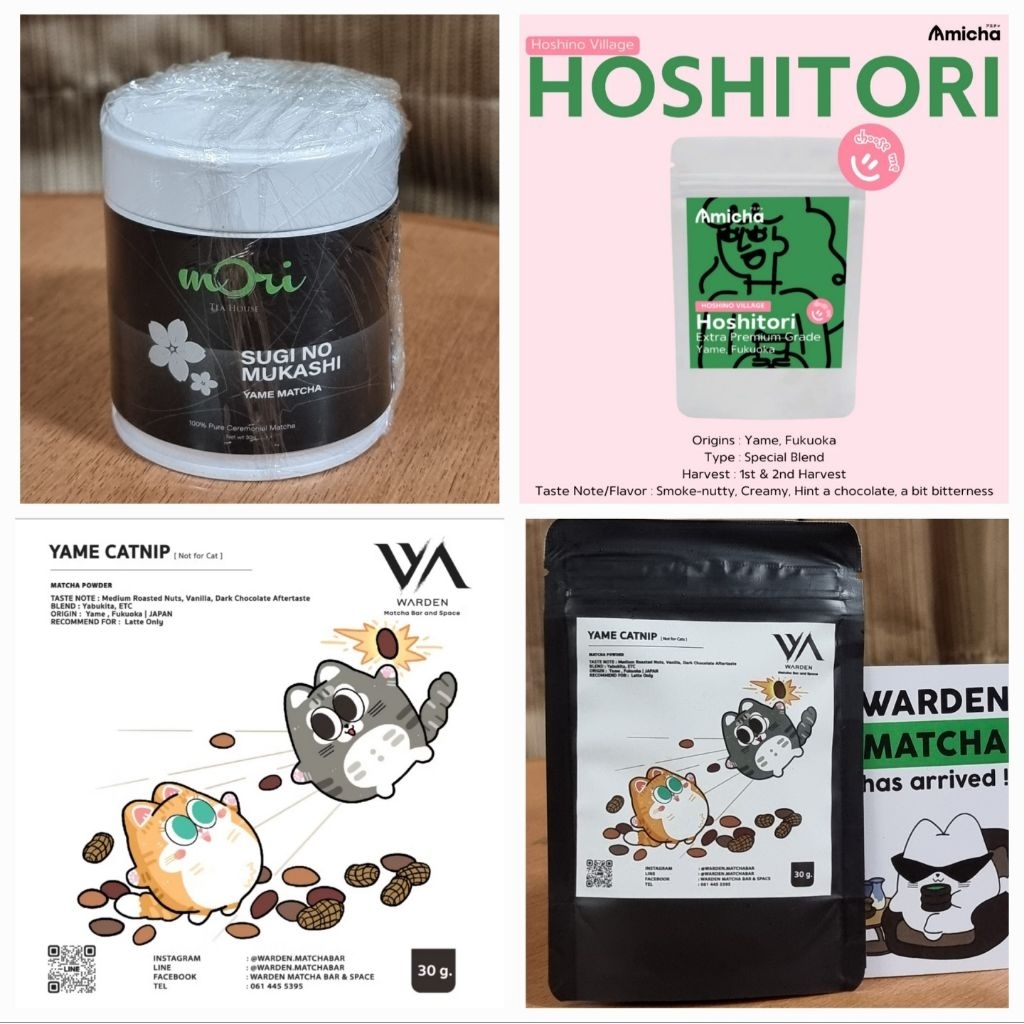 ใช้โค้ดลด🔥พร้อมส่ง✅️(เก็บแช่ฟรีซ) WARDEN Yame Catnip/AMICHA Hoshitori/Mori Tea House Sugi no Mukashi