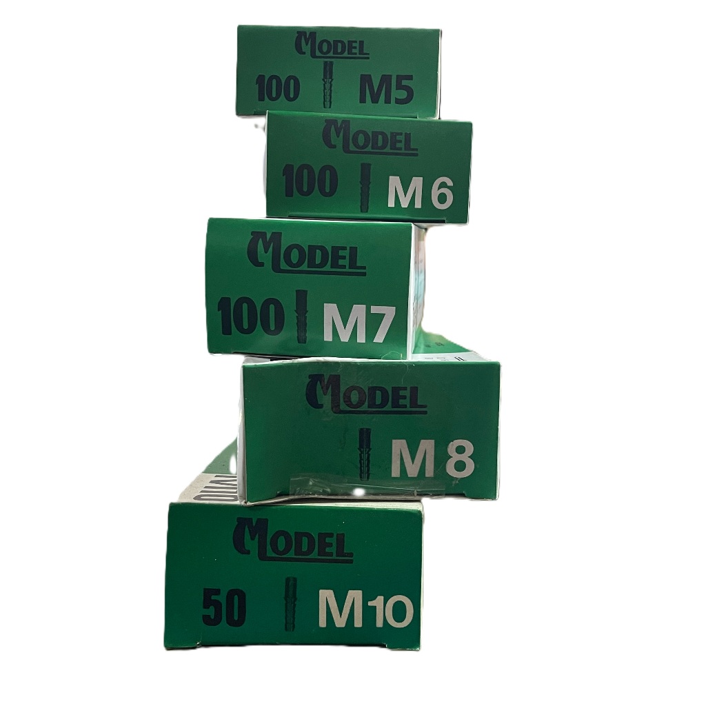 พุกพลาสติก  ยี่ห้อ ตราชั่ง BEST MODERN ขนาด M5-M6-M7-M8-M10 (ขายเป็นกล่อง) คุณภาพดี**