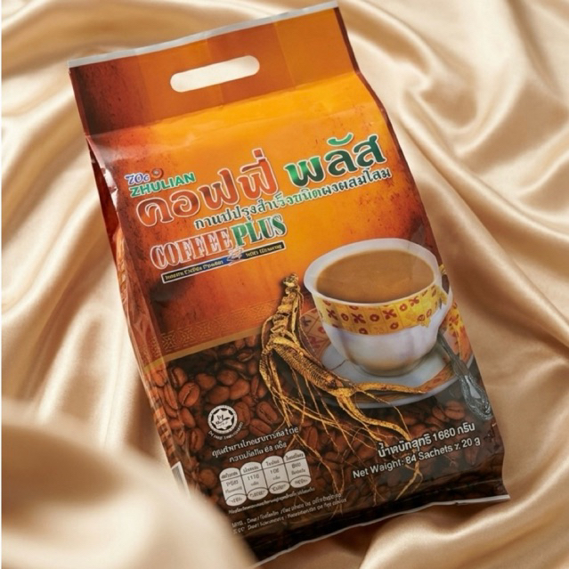 กาแฟโสม ซูเลียน ZHULIAN Ginseng Coffee 84 ซอง