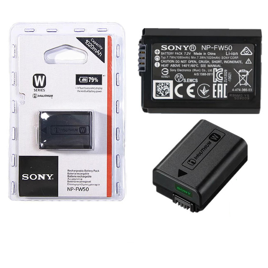 (COD) Sony NP-FW50 แบตเตอรี่ zve10 a6400 a6300 a6300 a7m2 / r2 กล้อง