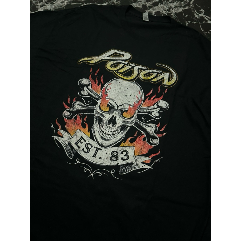 เสื้อวง POISON มือสอง