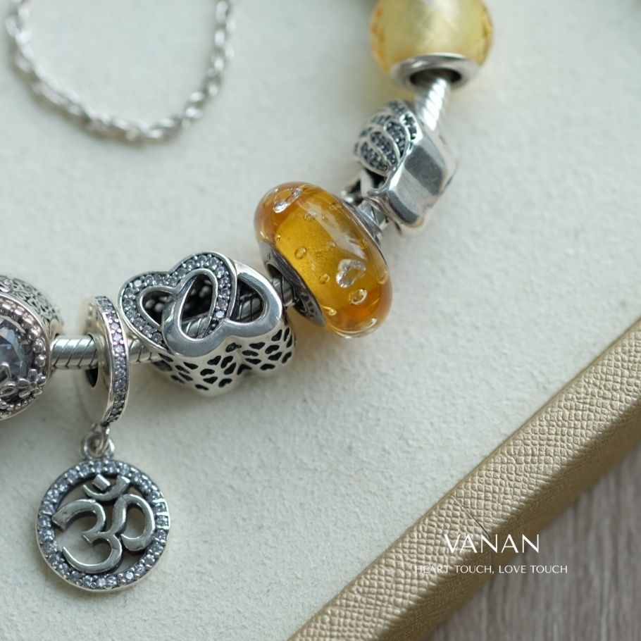 [โละทุน] Vanan ชาร์มบีดเงินแท้ 925 รวมลายต้าวน้อน & คลั่งรัก (DIY Meaningful รู 4.5mm)