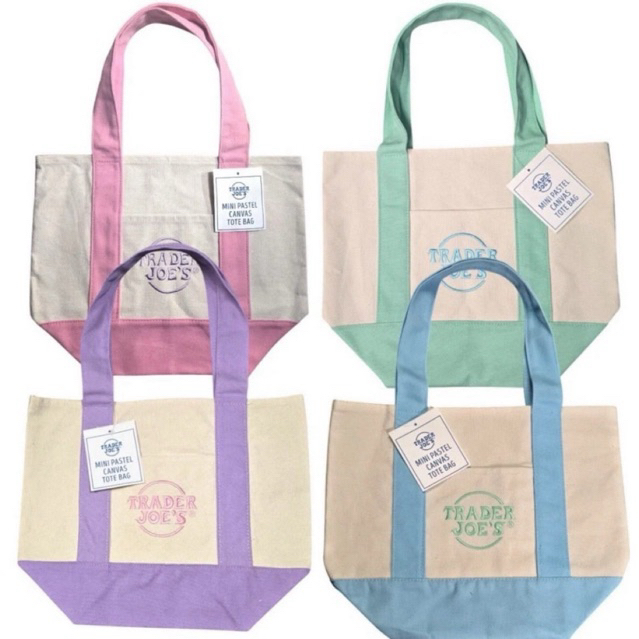 (ส่งสินค้า 4 เม.ย.) กระเป๋าผ้า trader joe's mini canvas - new collection 2026