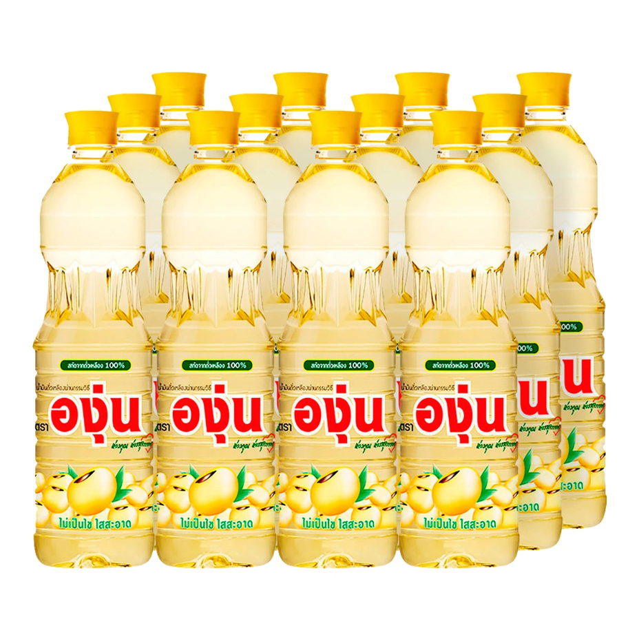 ยกลัง(12ขวด) องุ่น น้ำมันพืช น้ำมันถั่วเหลือง ขนาด(ขวด) 1 ลิตร รูปที่ 3