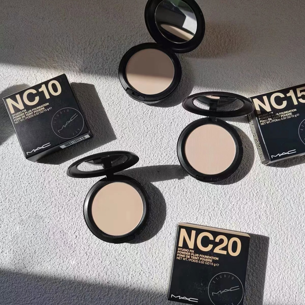 100% MAC Compact Studio Fix Powder Plus Foundation NC20/ NC25/ แป้งอัดแข็ง 15g ราคา ถูกที่สุด ดีลบีเคเค แกลเลอรีภาพที่ 6