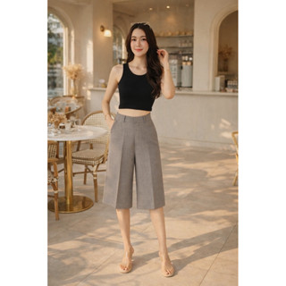 กางเกงขา5ส่วนผ้าโซดา M-3XL