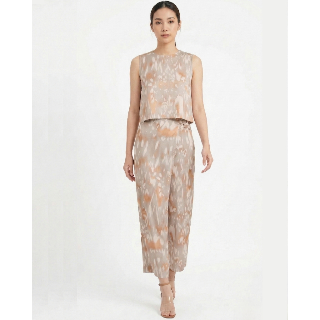 TANGO TANGERINE - POLLY PANTS กางเกงเอวสูงทรงขากว้าง