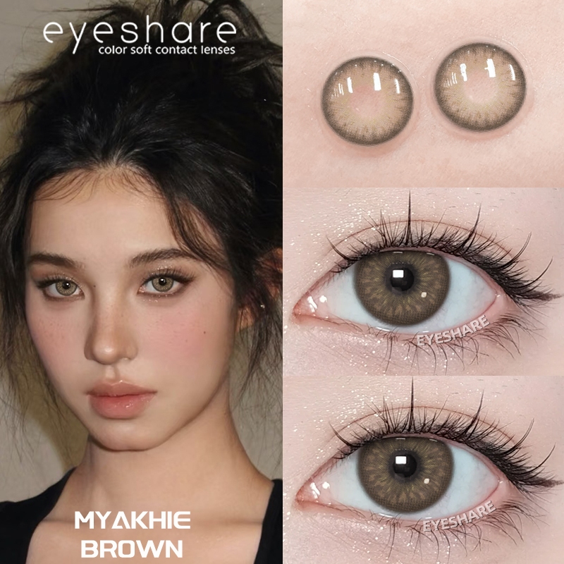 {0.00~-6.00}myakhie series คอนแทคเลนส์สายตาสั้น DIA14.2mm ตาโต lens คอนแทคเลนส์แฟชั่น FUNSACHY