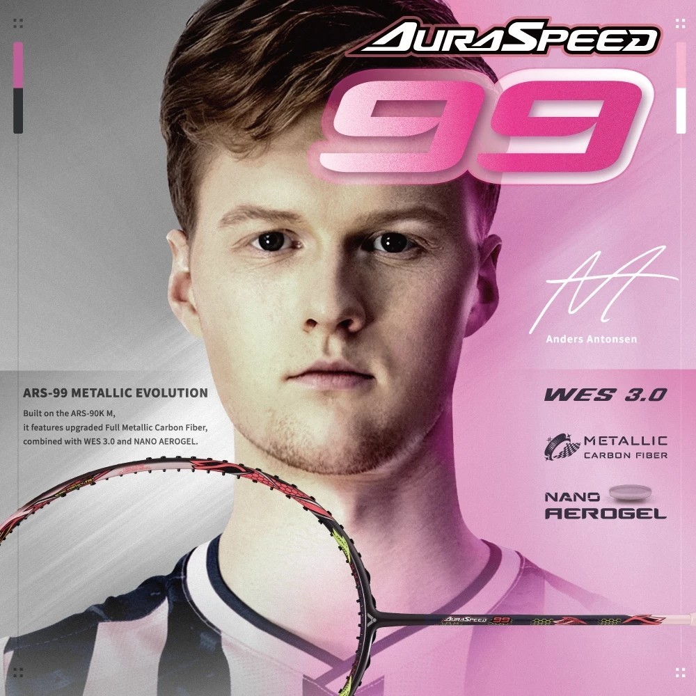 VICTOR ARS-99 BADMINTON RACKET 4U/G5 NO STRING