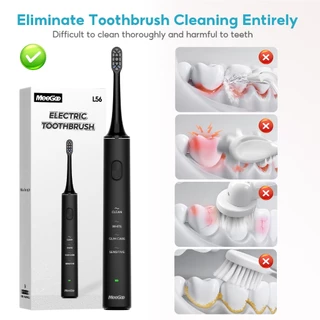 MeeGoo แปรงสีฟันไฟฟ้าโซนิค Sonic Electric Toothbrush 4 โหมด IPX7 กันน้ำ Type-C 56000รอบ