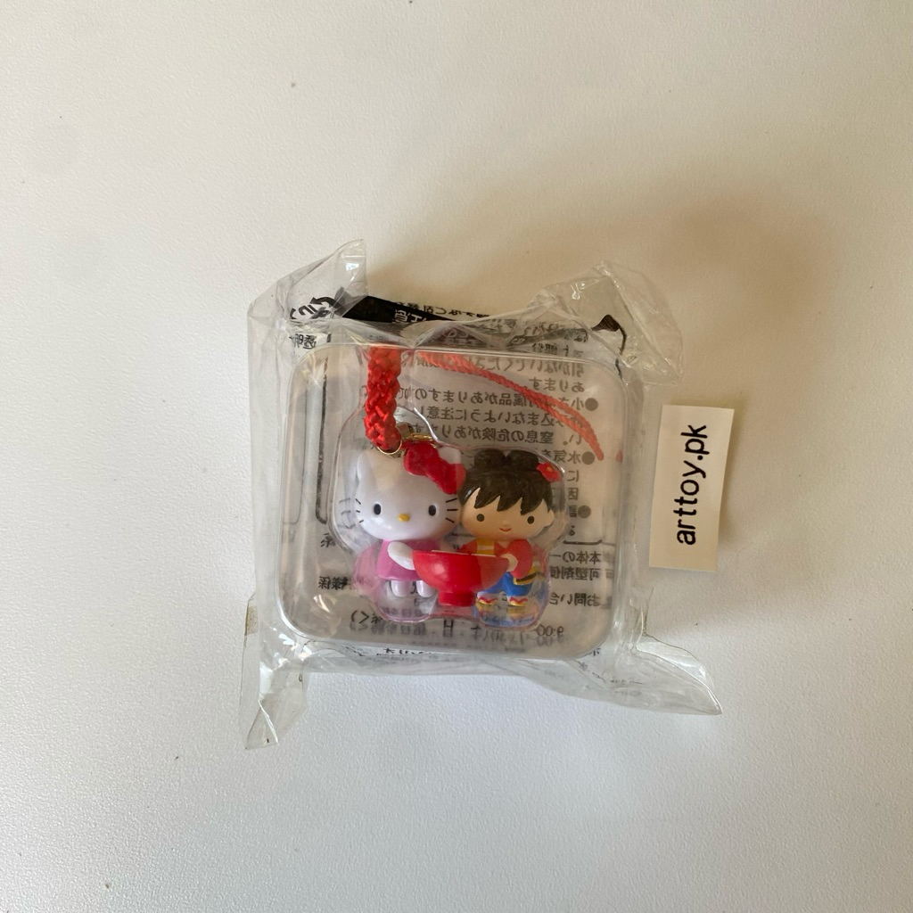 พวงกุญแจ Hello Kitty Kitty◎Netsuke Strap Miso Soup Marukome