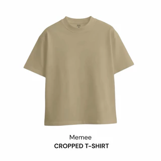 MeMee | เสื้อยืดครอป คอฟิต ผ้าCotton Comp เนื้อผ้าพรีเมี่ยม คุณภาพดี ผ้าหนานิ่ม “ CROPPED T-SHIRTรุ่นใหม่ ”
