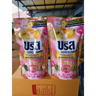 ผลิตภัณต์ซักผ้าบรีสเอกเซลชนิดน้ำสูตรเข้มข้น ขนาด550-620 มล.[2ถุง]