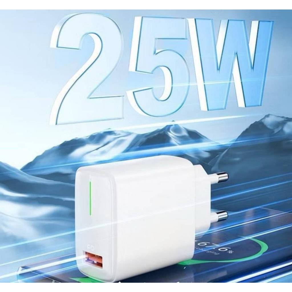 APP-27 Adapter  Fast Charge  Super  VOOC  25W  หัวชาร์จ USB   25 วัตต์