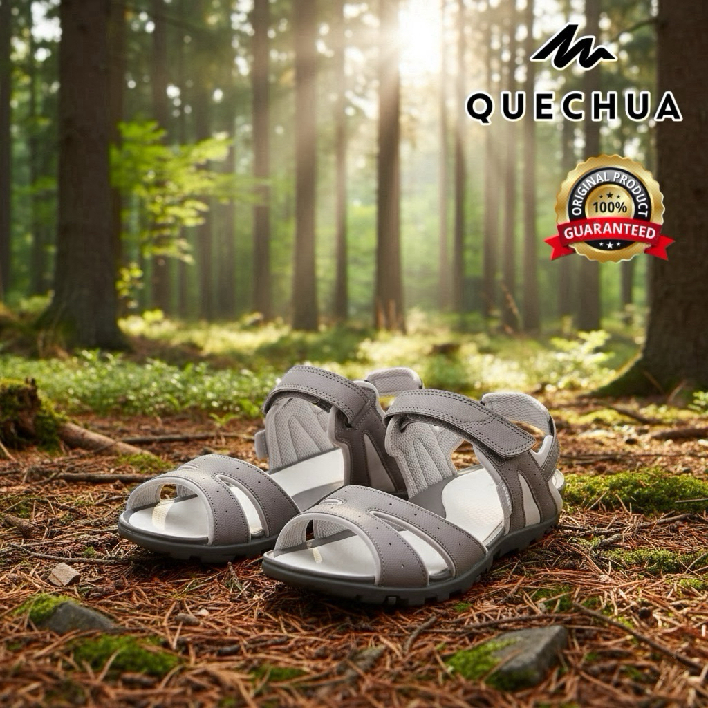 รองเท้าเดินป่ารัดส้นสำหรับผู้หญิง “มีไซส์ 36-42“ รุ่น NH100 (สีกากี) QUECHUA