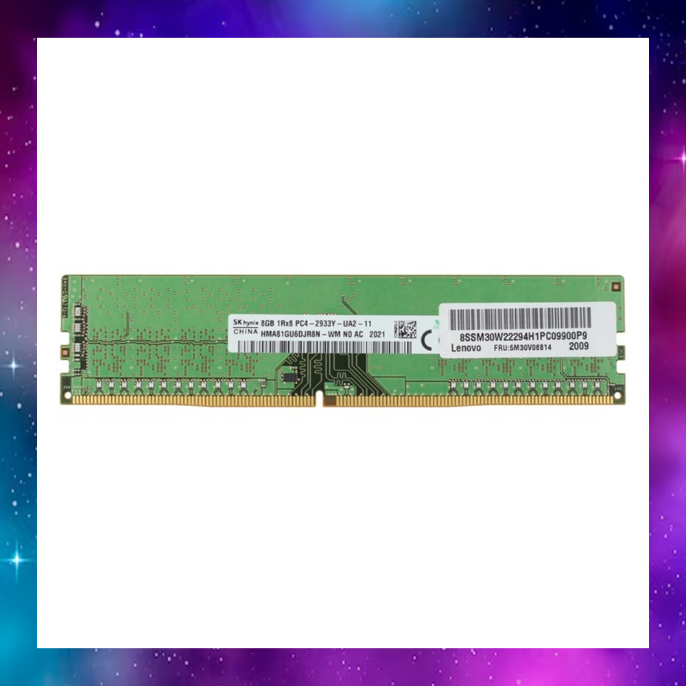 8GB (8GBx1) DDR4 2933MHz RAM (หน่วยความจำ) SAMSUNG 1Rx8 PC4 ใช้งานปกติ