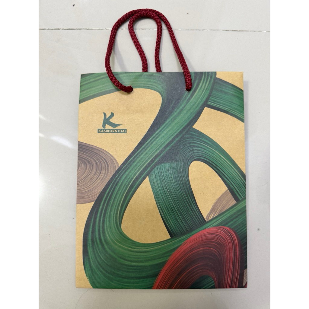 ถุงกระดาษพรีเมี่ยม ธ.กสิกร KBank ของใหม่ พร้อมส่ง!!!
