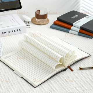 CAWL สมุดเส้นบรรทัด B5 Notebook ปกลายคลื่นน้ำ กระดาษ 80 กรัม 96 แผ่น / 192 หน้า เหมาะสำหรับนักเรียนและสำนักงาน