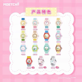 🔅สินค้าพร้อมส่ง🔅กล่องสุ่มนาฬิกาข้อมือ Kitty Children's Fun Time Series Watches ลิขสิทธิ์แท้ กันน้ำ