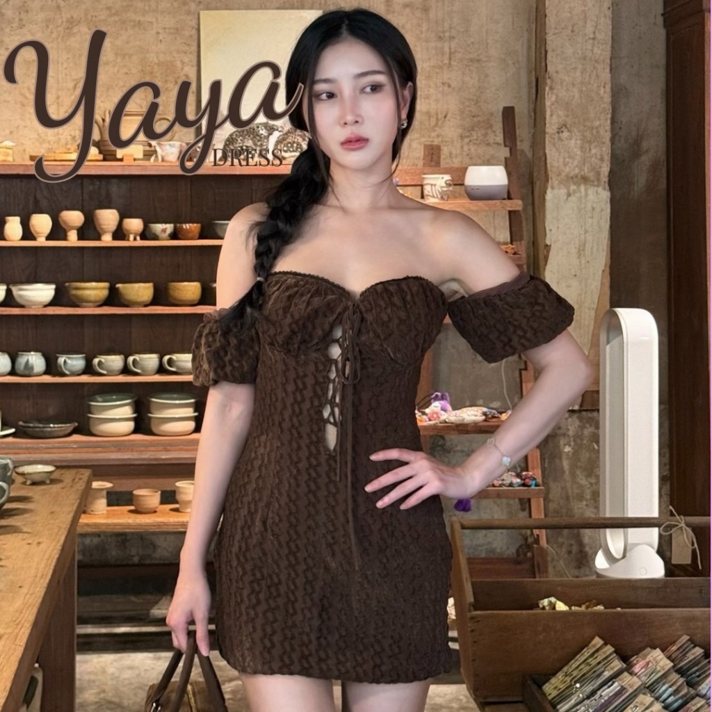 SIRINTRA : YAYA MINI DRESS   .