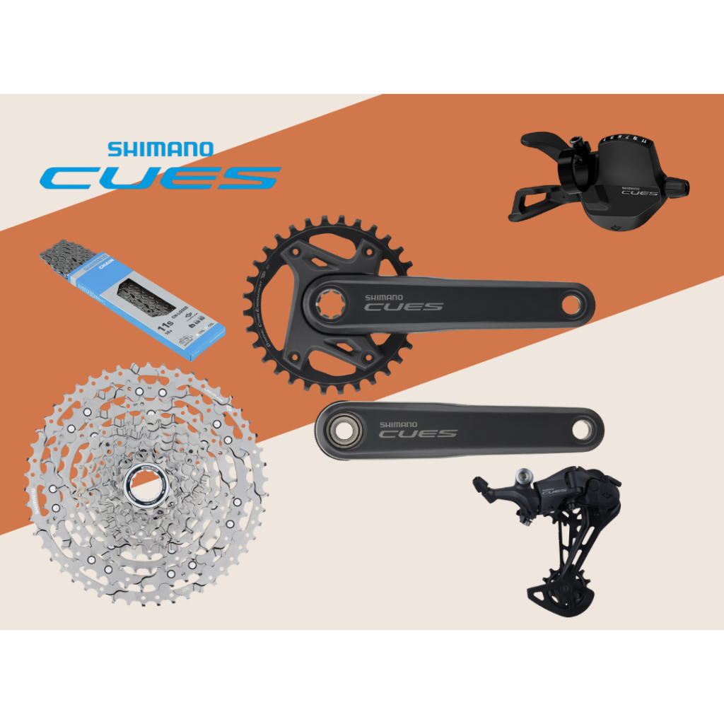 ชุดเกียร์ GROUPSET SHIMANO CUES 1X11 SPEED แบบจานใบเดียว ประกันศูนย์ไทย