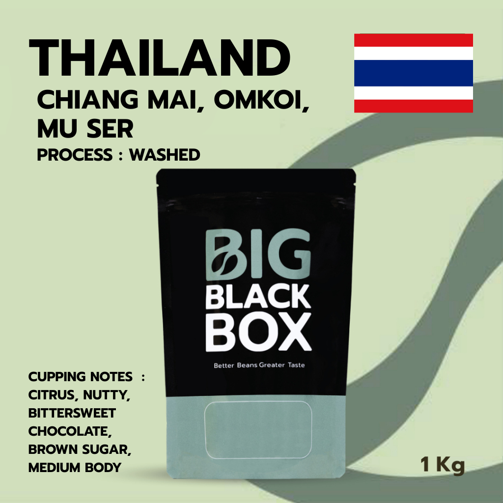 (11-AA-A1-P-W18) สารกาแฟ Thai Chiang Mai, Omkoi, Mu Ser Washed 1kg