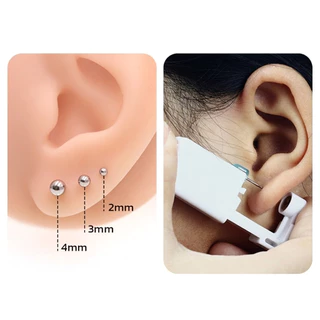 【พร้อมส่ง ส่งไว🚚】LUCKYLIFE ของแท้ Ear Piercing Kit เครื่องเจาะหูแบบใช้แล้วทิ้ง มาพร้อมตุ่มหูในตัว
