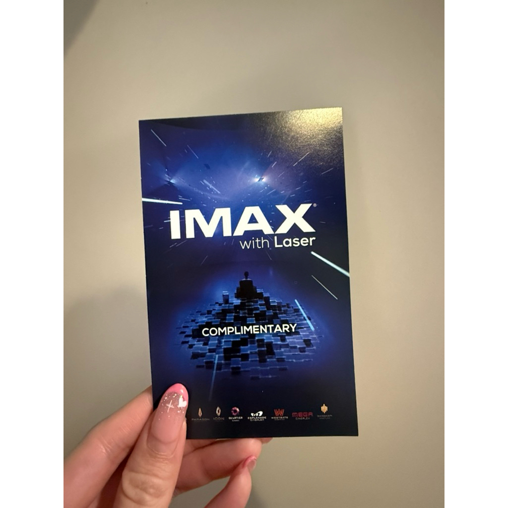 พร้อมส่ง ตั๋วหนัง เมเจอร์ IMAX ส่งเป็นคูปองใบกระดาษ แลกหน้าเคาน์เตอร์