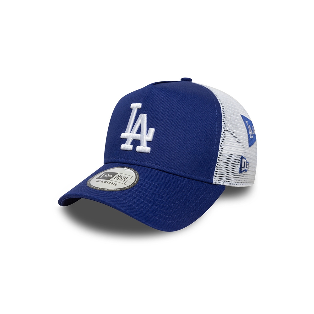 New Era หมวกรุ่น LOS ANGELES DODGERS MULTI PATCH DARK ROYAL 9FORTY EF TRUCKER CAP