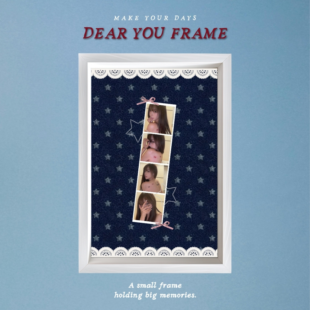 (พร้อมส่ง) ‎⊹ 𓊆ྀི dear you frame 𓊇ྀི ݁𝜗𝜚. ݁ กรอบรูป ‎₊ ⊹₍ᐢᐢ₎ ของขวัญวันเกิด ᰔ ของขวัญให้แฟน ตกแต่งห้องสไตล์เกาหลี