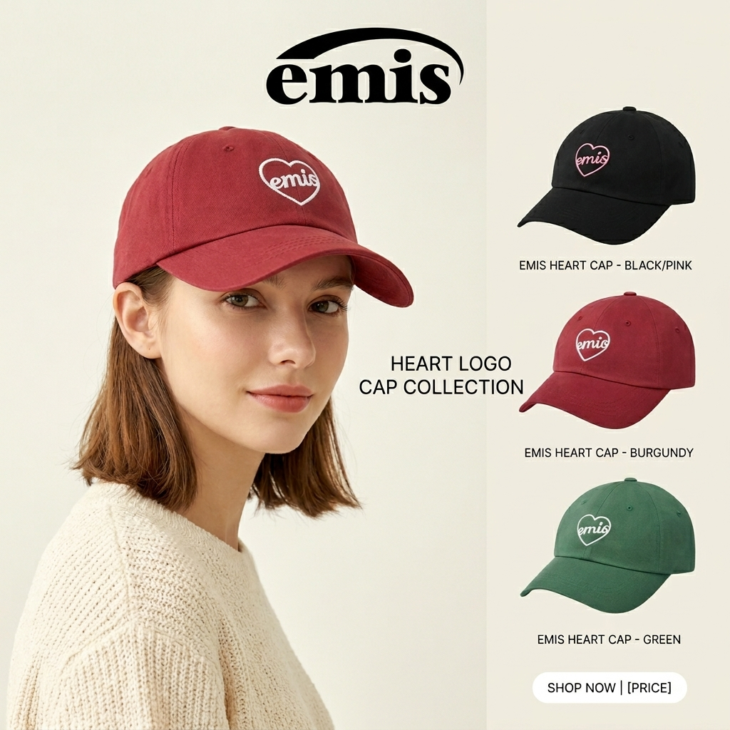 🔥【AUTHENTIC EMIS】หมวก WAPPEN BALL CAP - โลโก้ต้นฉบับ Unisex | แท้ 100% ส่งฟรี+จัดส่งไว+คืนเงินได้