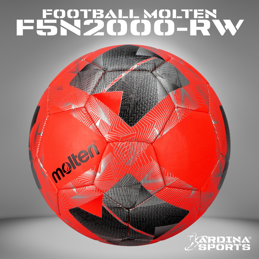 (ของแท้ 100%) MOLTEN ลูกฟุตบอล รุ่น F5N2000-RW (เบอร์ 5)