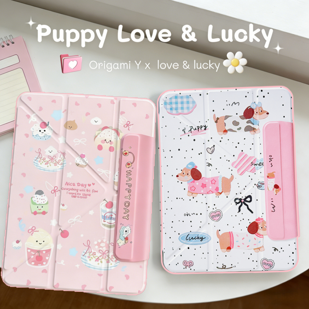 Gen11 Air7มีตัวล็อคปก เคสiPad สำหรับ gen10 Air6 Air4 Air5 10.9 เคสไอ มีถาดใส่ปากกา หลังใส พับได้ ประเภท Y เคสไอแพด