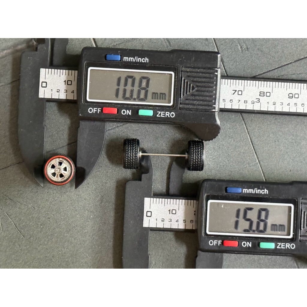 ล้อยาง สำหรับ ปรับแต่ง รถโมเดล 1:64 ล้อ ขนาด ประมาณ 11 MM รูปที่ 5